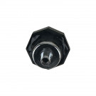 Bouton de meuble PREZIOSI, Nylon noir uni 33 mm | contemporain