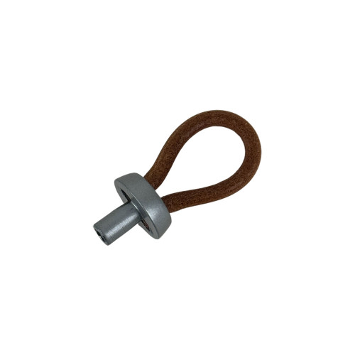 Bouton de meuble LACET, Métal cuir | Atelier