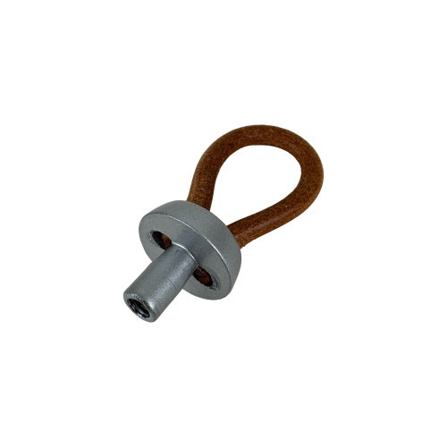 Bouton de meuble LACET, Métal cuir | Atelier