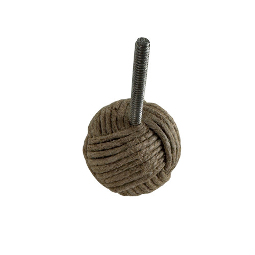 Bouton de meuble ROPE, Corde marron Ø35 mm | Nature