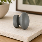 Bouton de meuble CONTEMPORAIN, Bois gris FSC Ø30 mm | Nature