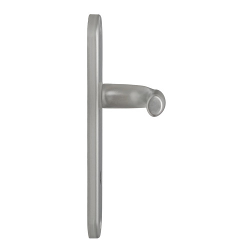 2 poignées de porte SAN FRANCISCO, Aluminium anodisé argent F1 entraxe 165 mm