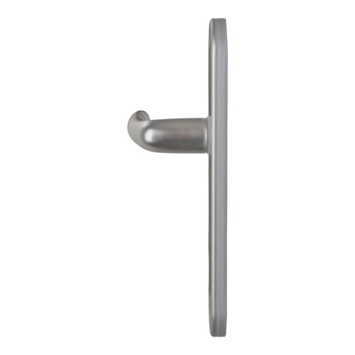 2 poignées de porte SAN FRANCISCO, Aluminium anodisé argent F1 entraxe 165 mm
