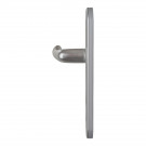 2 poignées de porte SAN FRANCISCO, Aluminium anodisé argent F1 entraxe 165 mm