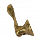 Poignée de meuble pendentif RUSTIQUE, laiton poli