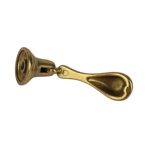Poignée de meuble pendentif RUSTIQUE, laiton poli