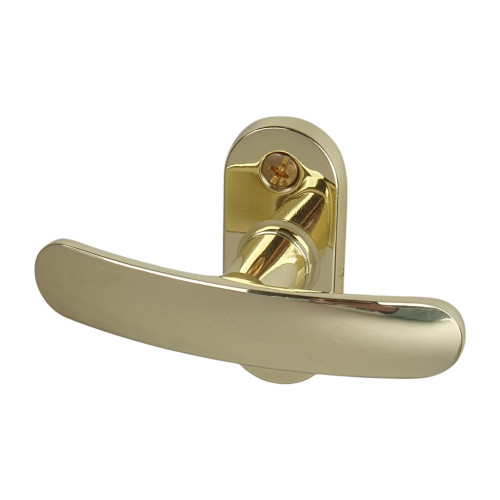 Poignée de fenêtre crémone EVA, Zamak doré | Classique chic