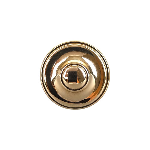 Bouton de meuble RENAISSANCE, laiton poli Ø25 | Classique Chic