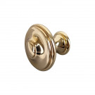 Bouton de meuble RENAISSANCE, laiton poli Ø25 | Classique Chic