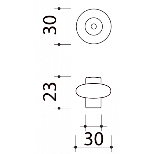 Butée de porte sol, City	