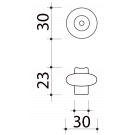 Butée de porte sol, City	