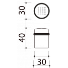 Butée de porte sol, Valia