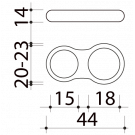 Butée de porte sol, Infinity