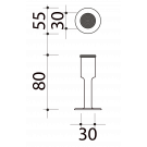 Butée de porte sol, Luxe