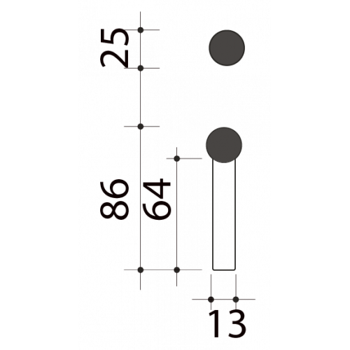 Butée de porte sol, Allumette	