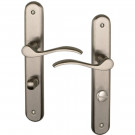 2 poignées de porte AGATHE, Laiton entraxe 195 mm