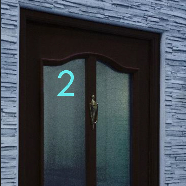 Chiffres adhésif, Night Shine