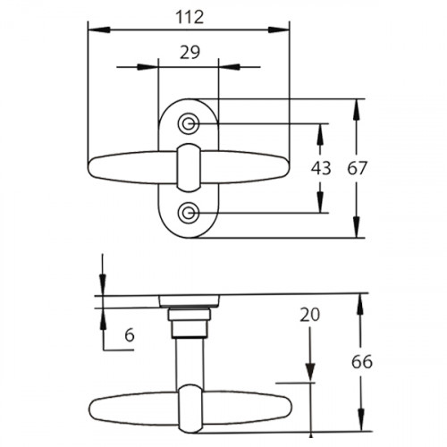 Poignée de fenêtre crémone BABETTE, Laiton doré poli/poli satiné ou gris nickel mat
