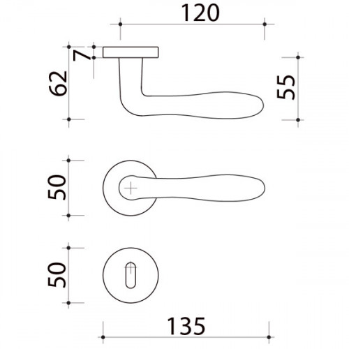 Poignée de porte, VENUS