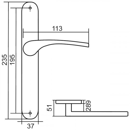 Schéma : Poignée de porte, EVA