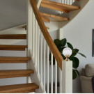 Boule de rampe d'escalier BOWL CRISTAL, Cristal transparent