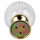 Boule de rampe d'escalier BOWL CRISTAL, Cristal transparent