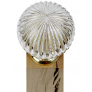 Boule de rampe d'escalier BOWL CRISTAL, Cristal transparent