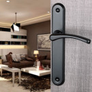 2 poignées de porte EVA, Aluminium entraxe 195 mm