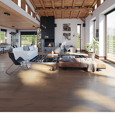 Décoration de type naturel