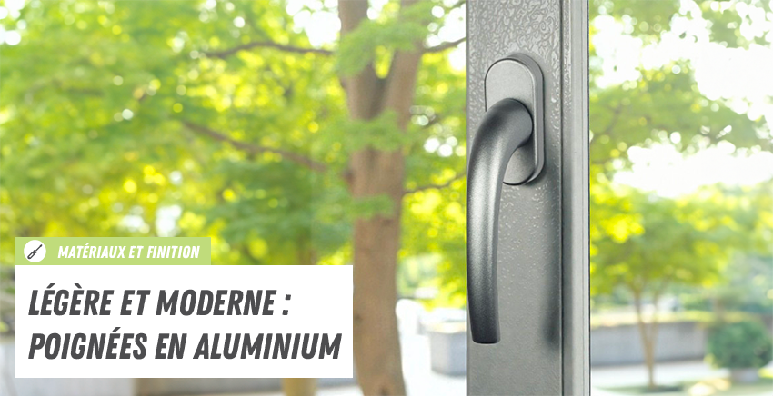 Poignée en aluminium
